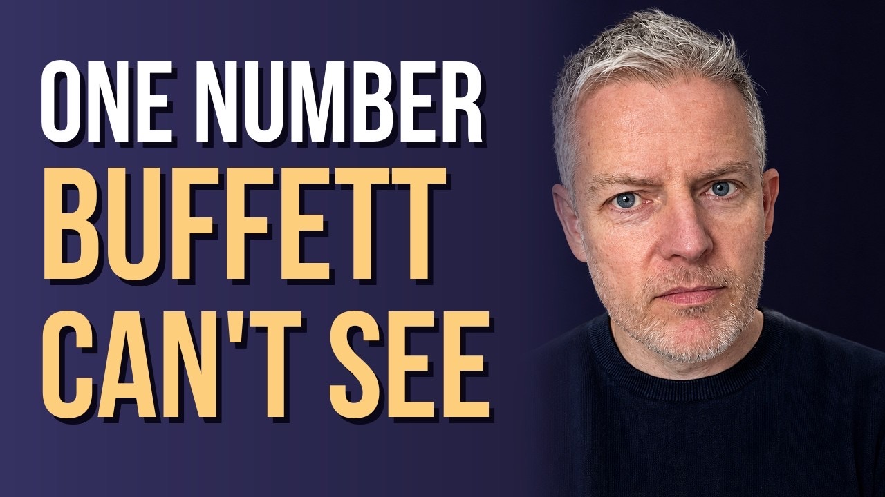 Video thumbnail: Ciaran O'Donnell beside the words One number Buffett can't see.